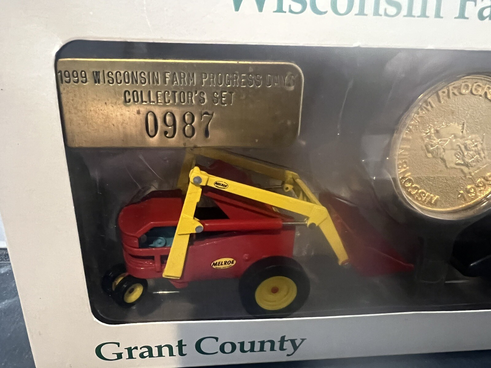 Rare WI 1999 Farm Progress Days- Melroe loader & 763 Bobcat loader/ Numbered set