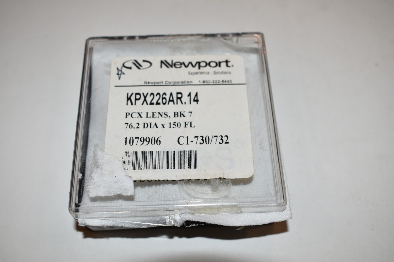 *JM* NEWPORT KPX226AR.14 PCX LENS BK7 76.2 DIAX150 FL - NEW (CTE65)