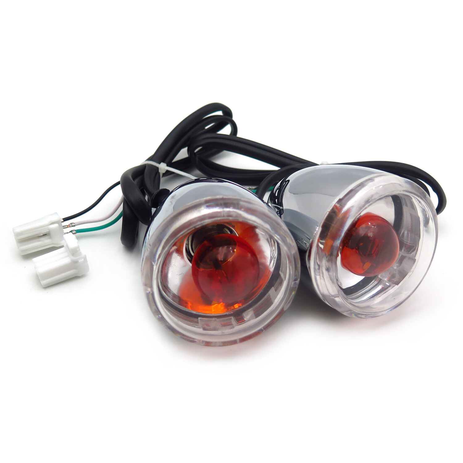 Front Turn Signal Light Indicator Clear LensFor 92-16 Harley Sportster XL 883 12