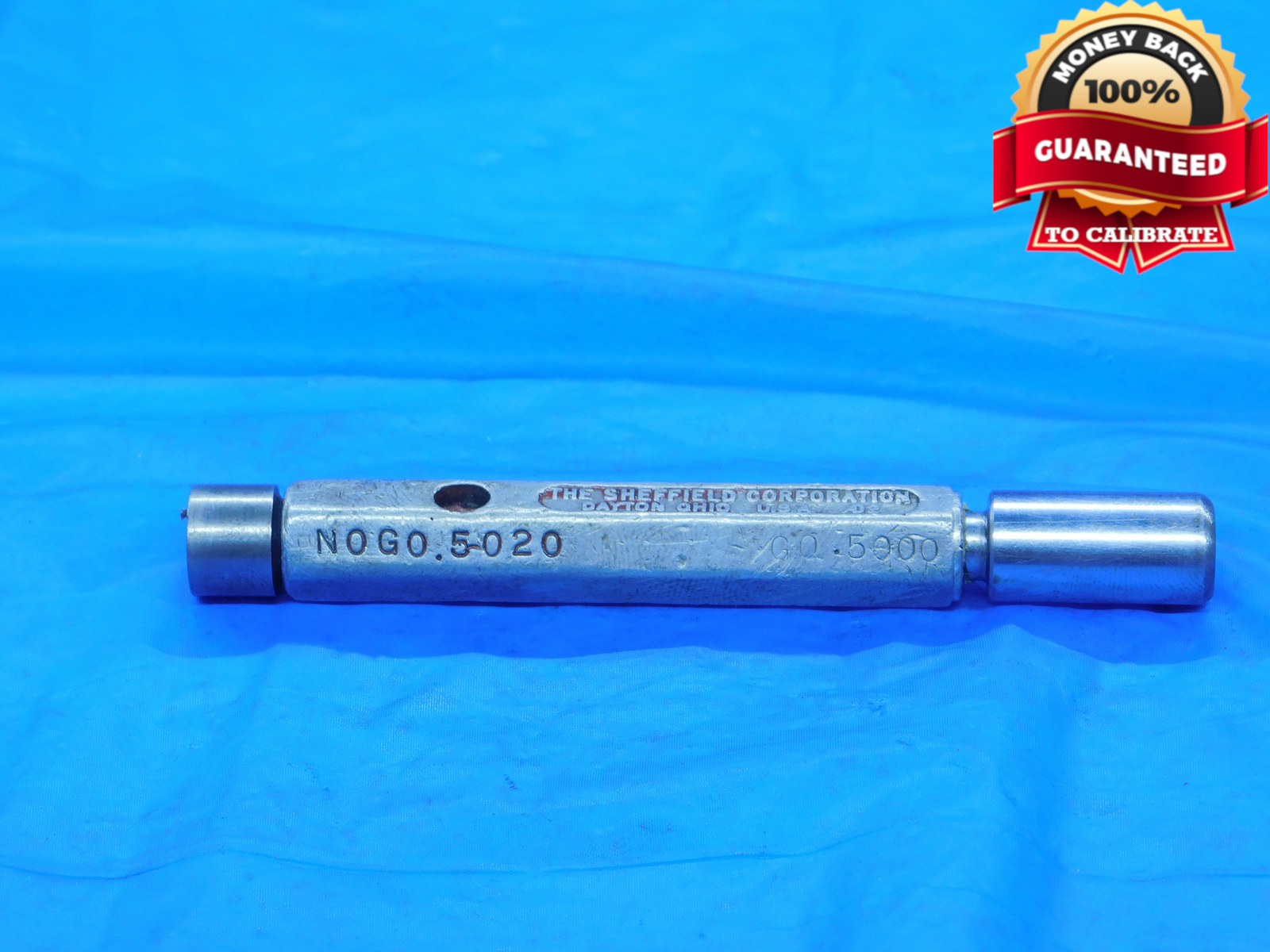 .5000 & .5020 PIN PLUG GAGE GO NO GO ONSIZE 1/2 12.751 mm .500 .502
