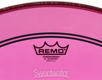 Remo Powerstroke 3 Colortone Bass Drumhead - 24" - Pink