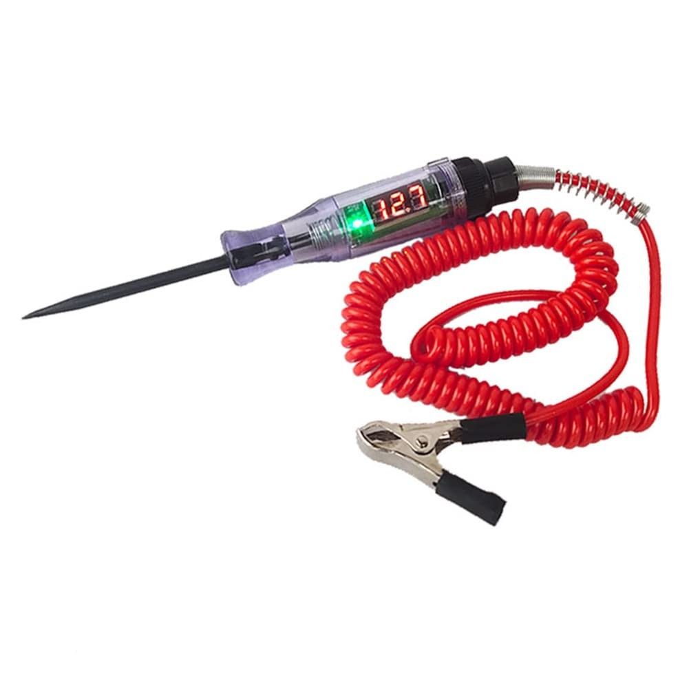 Pack-1 Automotive Test Light Digital LED Circuit Tester, DC 3V/6V/12V/24V