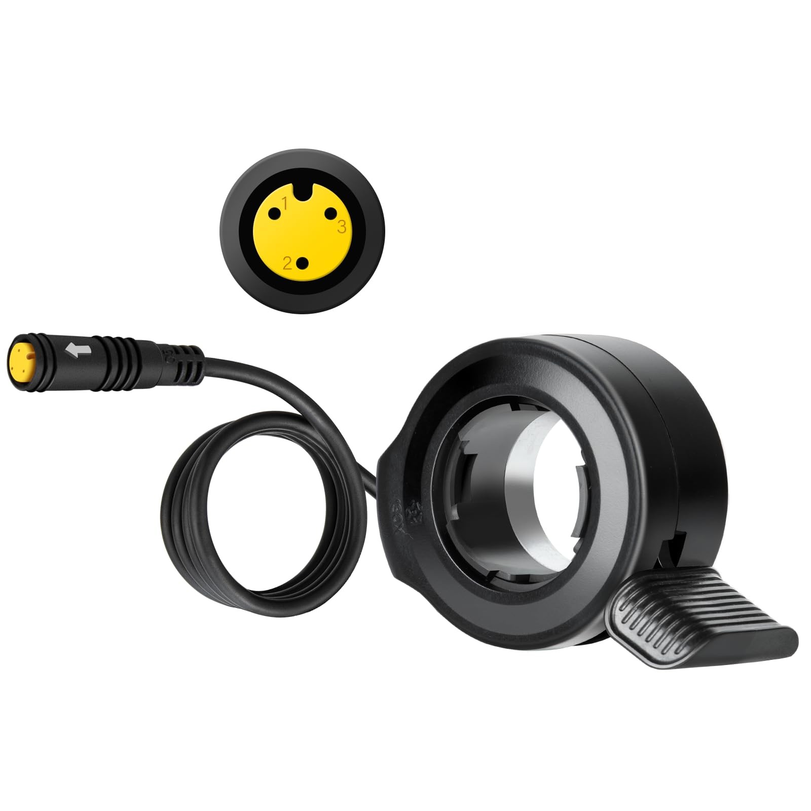 3 Pin Female Ebike Thumb Throttle for Bafang BBS01B BBS02B BBSHD Mid Drive Mo...