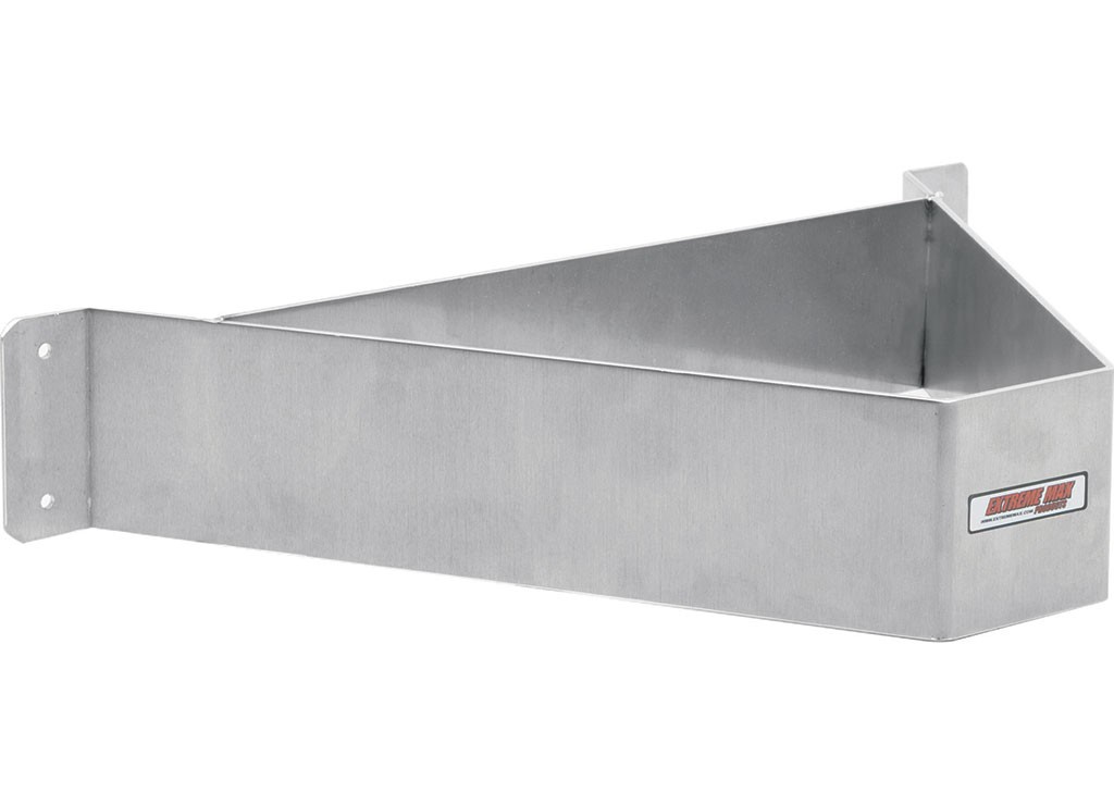Extreme Max 5001.6274 Aluminum Fuel Funnel Holder Trailer Garage Storage Silver