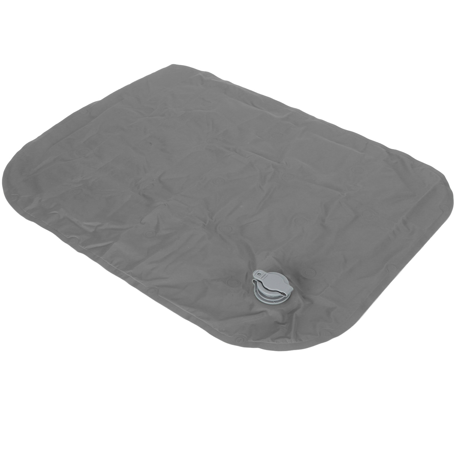 (Grey)Outdoor Inflatable Cushion Foldable Inflatable Sitting Pad Portable So BL