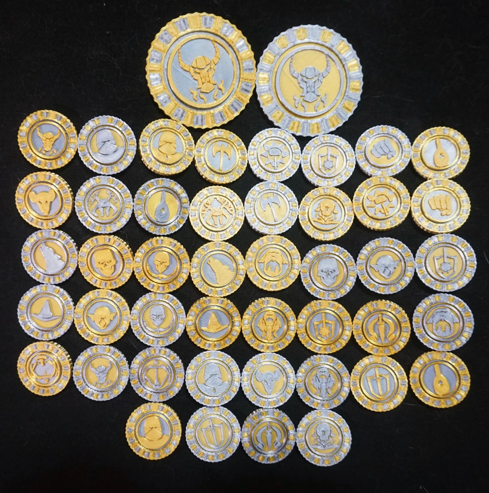 46-piece Tabletop Encounter Tokens with Carry Case