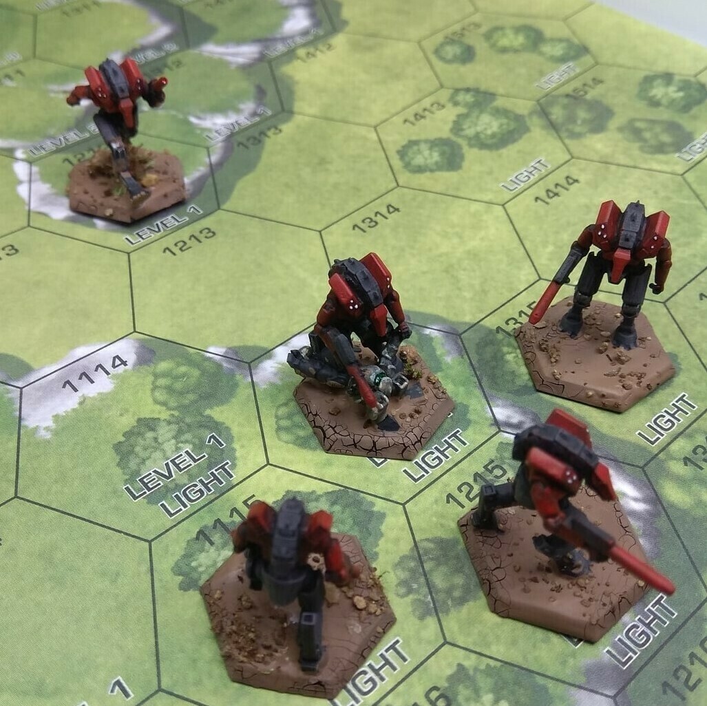 CENTAURUS x5 - Alternate Battletech Model - By Sir Mortimer Bombito