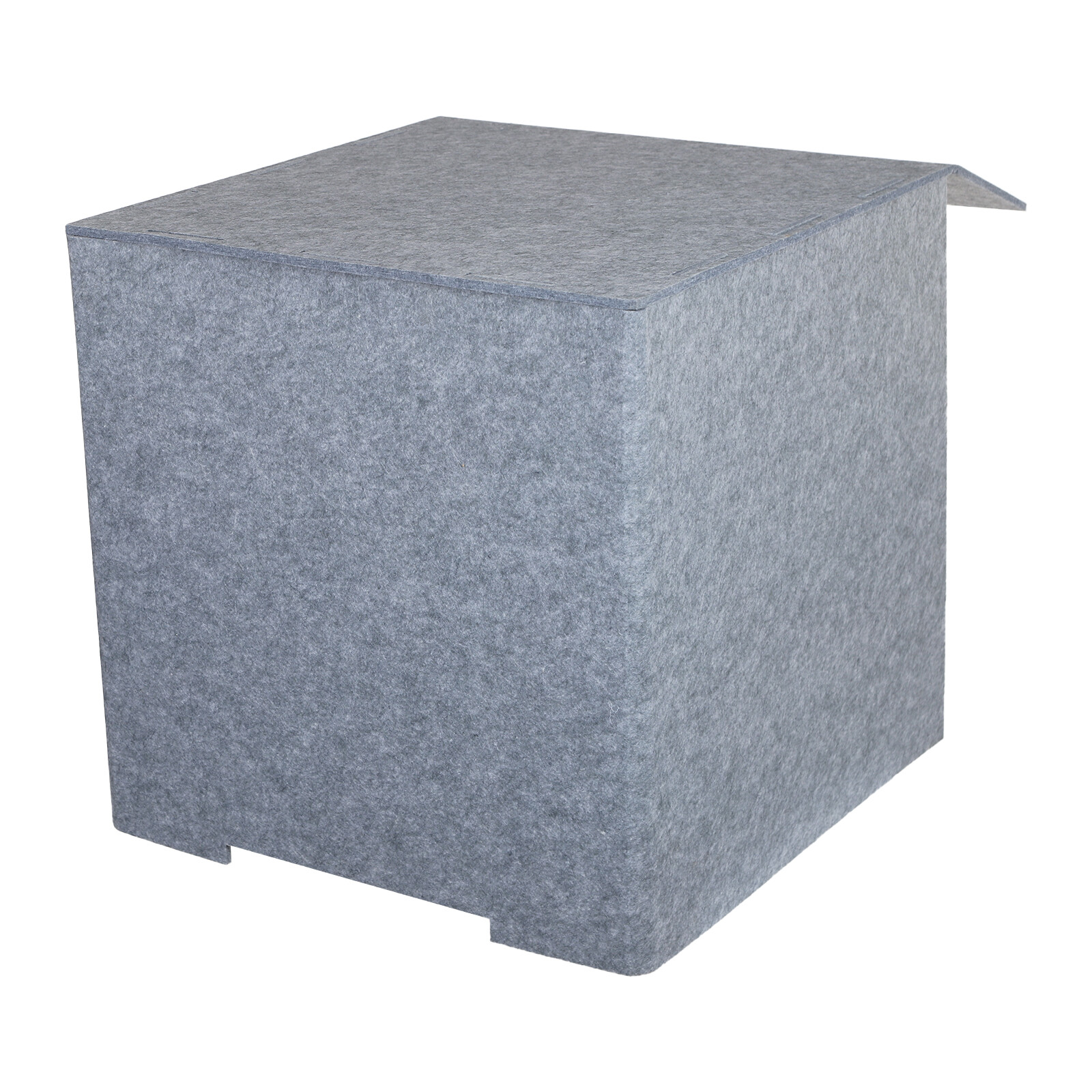 60*60cm Soundproof Removable Cover Desktop IsolationAbsorbing Shield Yellow