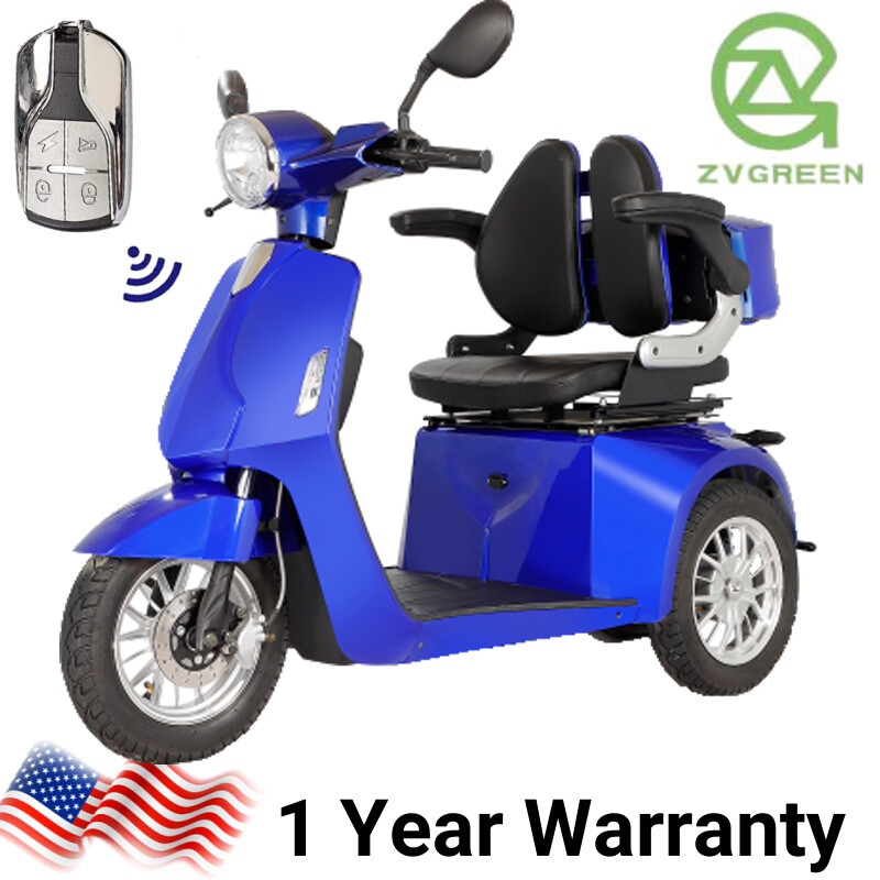 3-Wheel Travel Mobility Scooter 800W 60V 20AH Battery Motor fit Adult Senior