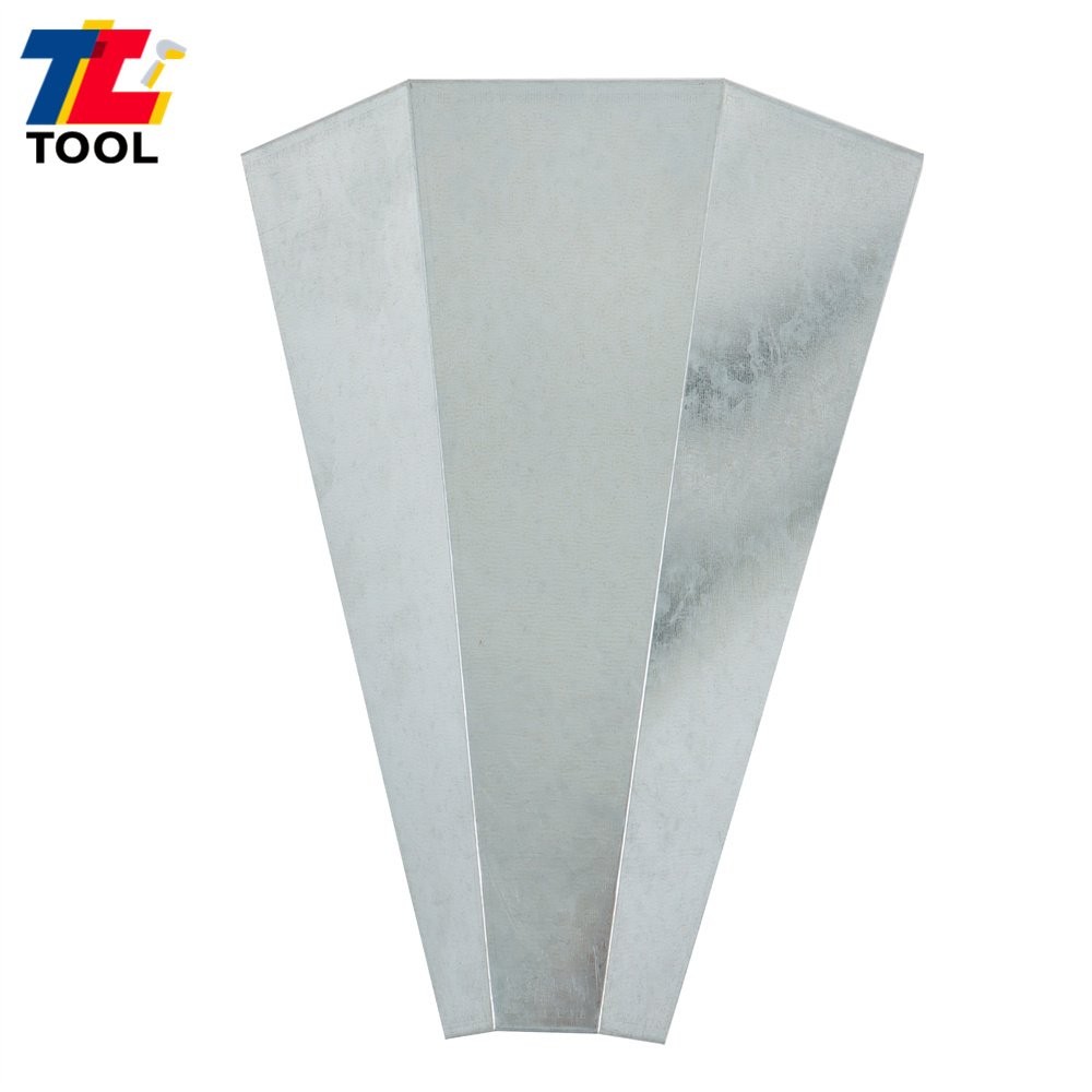 2 Pack 8 lbs Medium Size Chicken Cone Galvanized Steel Poultry Restraining Cone