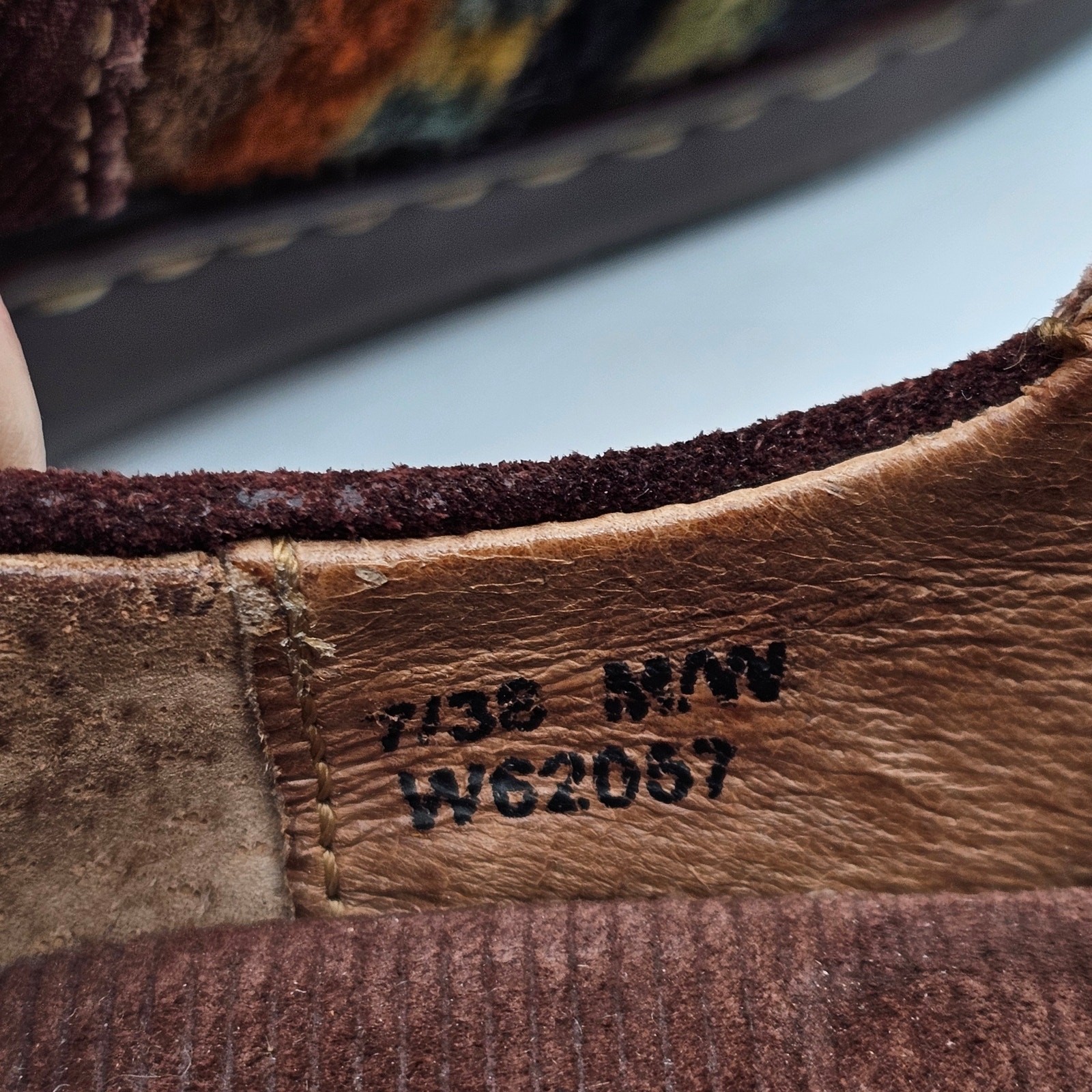 Born Kimmy Mule Clogs Womens 7 Multicolor Wool Leather Slip On Comfort Wedge