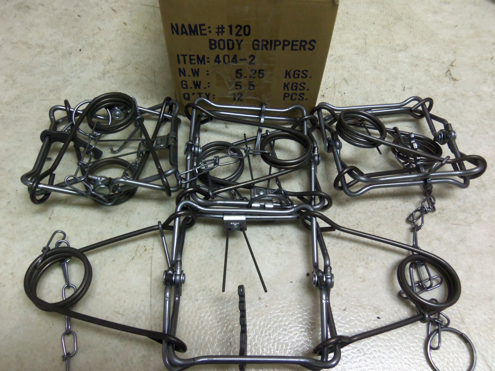 4 Bridger 120 Magnum Body Grip Traps   Trap  Muskrat  Mink Fisher
