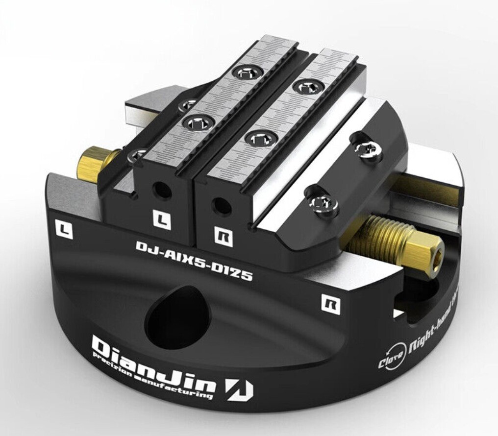 Four/five-axis quick-change fixture zero-point disc type integral concentricVise