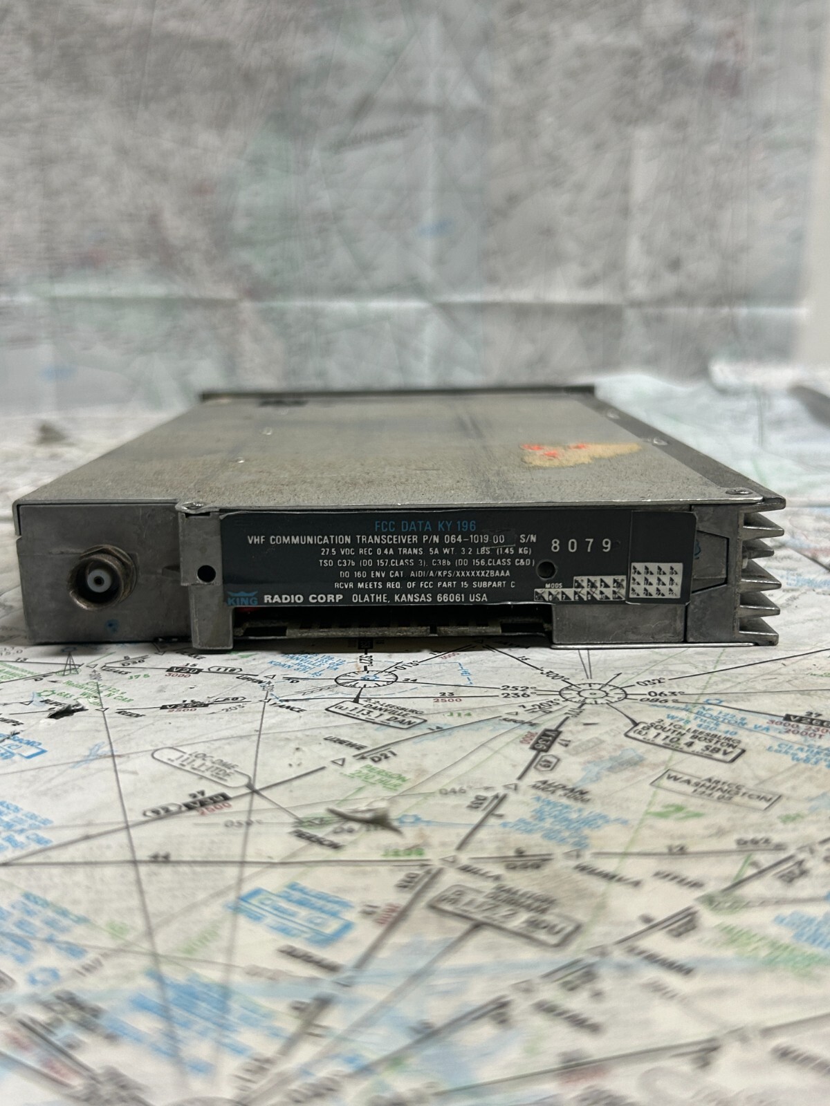 KING VHF TRANSCEIVER P/N: 064-1019-00