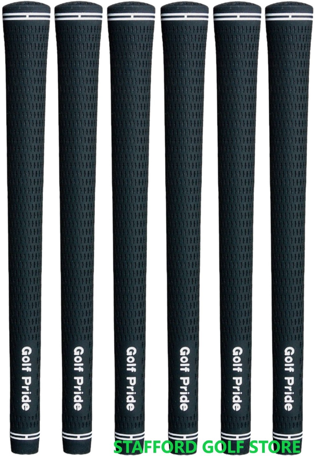 Golf PrideTour Velvet Grips Undersize Ribbed .580" Core Soft Set of 6