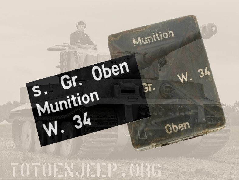 STENCIL STENCIL MARKING MORTAR CASE 5CM TYPE 1. jeep willys
