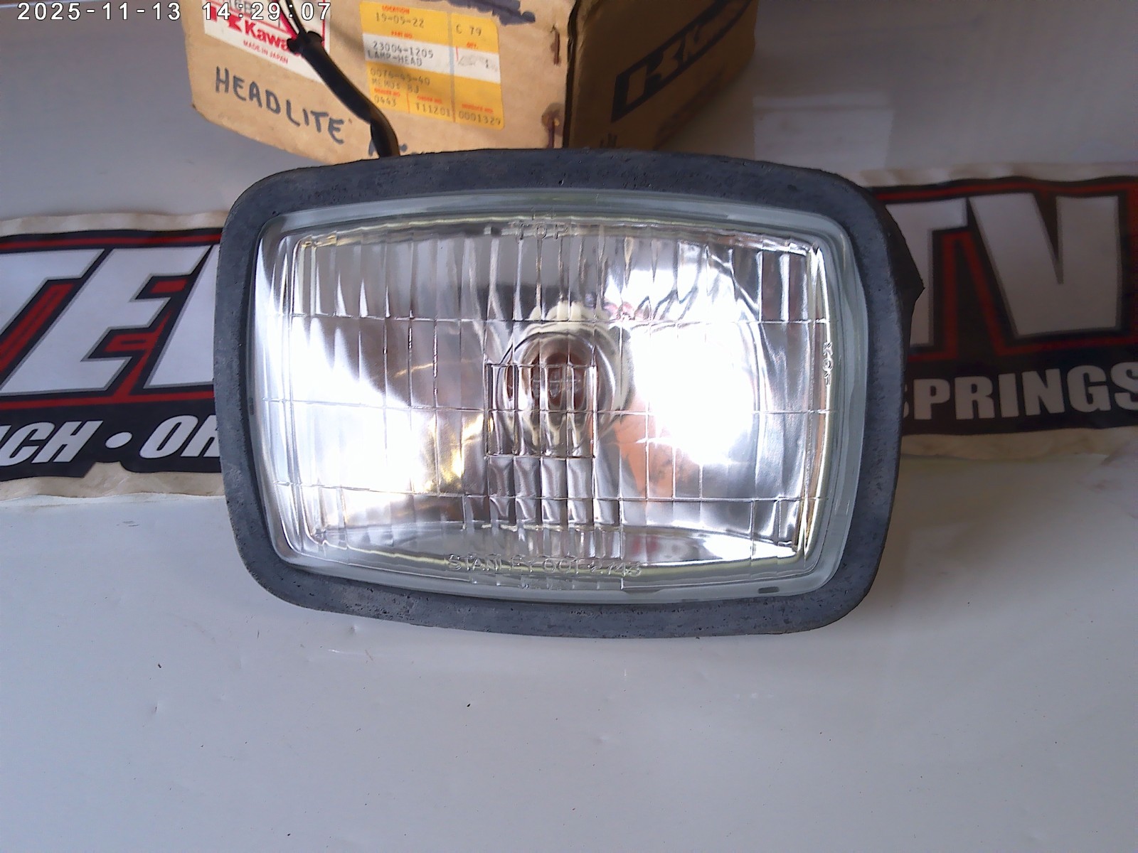 NOS KAWASAKI 23004-1205 HEADLIGHT ASSY MOJAVE 250 (RARE!!!)