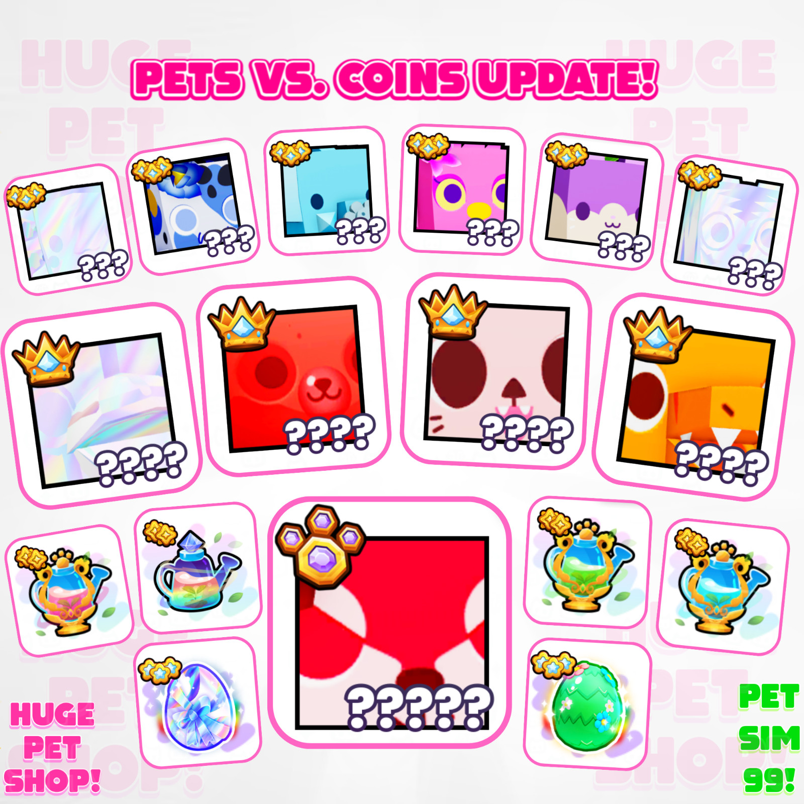 NEW UPDATE! - PET SIMULATOR 99🎮 - 🟢CHEAP &  Fast Delivery!🟢