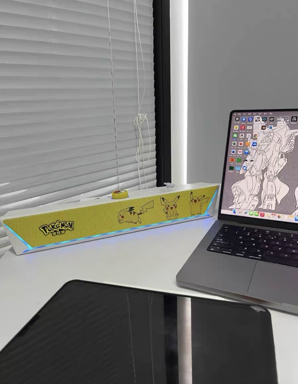 Pokémon Desktop Soundbar Pikachu Multi Function Bluetooth Speaker 2025 New