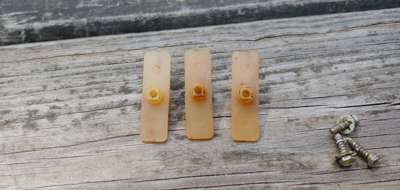 Set of 3 1940's ZENITH Model 169-101 Phono Auto Changer BAKELITE Slider KNOBS