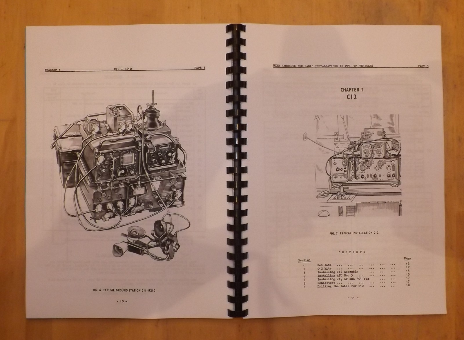 User handbook for Radio Installations in FFR 'B' Vehicles Land Rover Larkspur