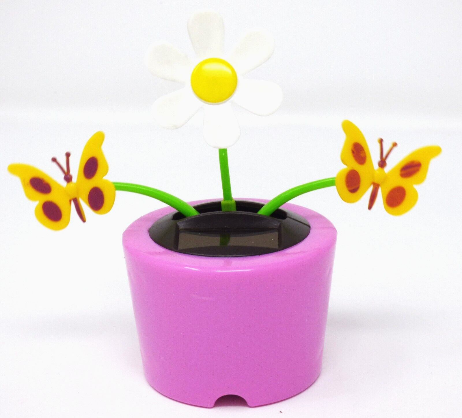 New Solar Powered Dancing Daisy with Butterflies