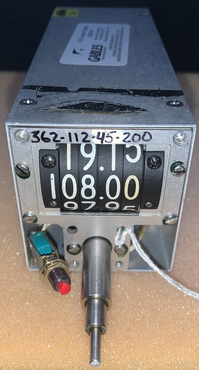Gables Engineering NAV Control Head Module 362-112-45-200 REPAIRED W/8130
