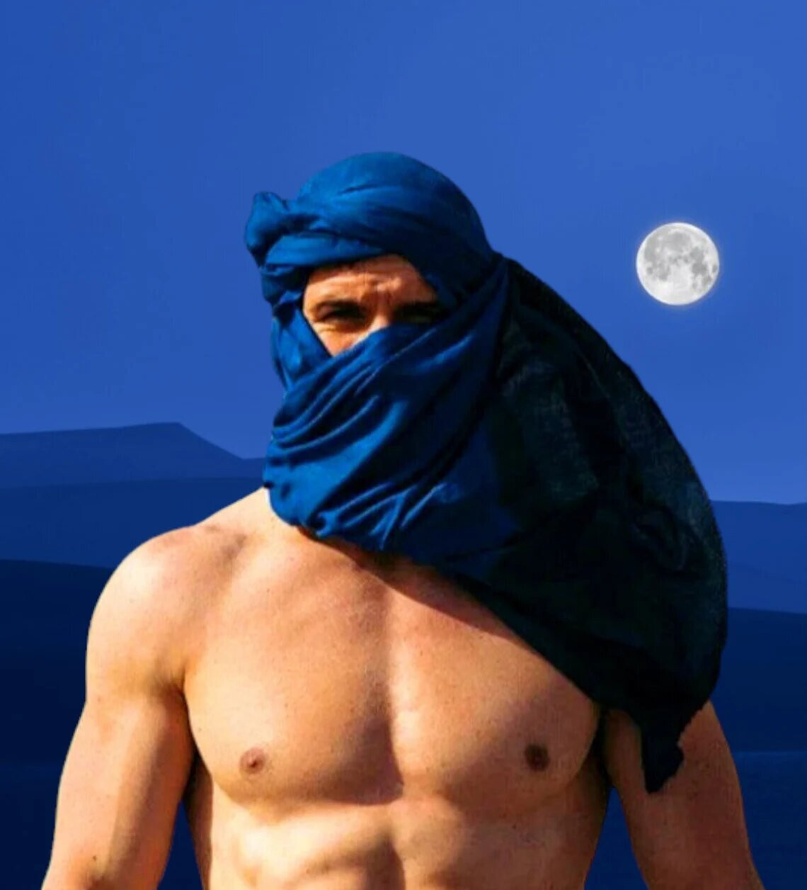 unisex adult Handmade Moroccan African Tuareg Scarf for Men or women