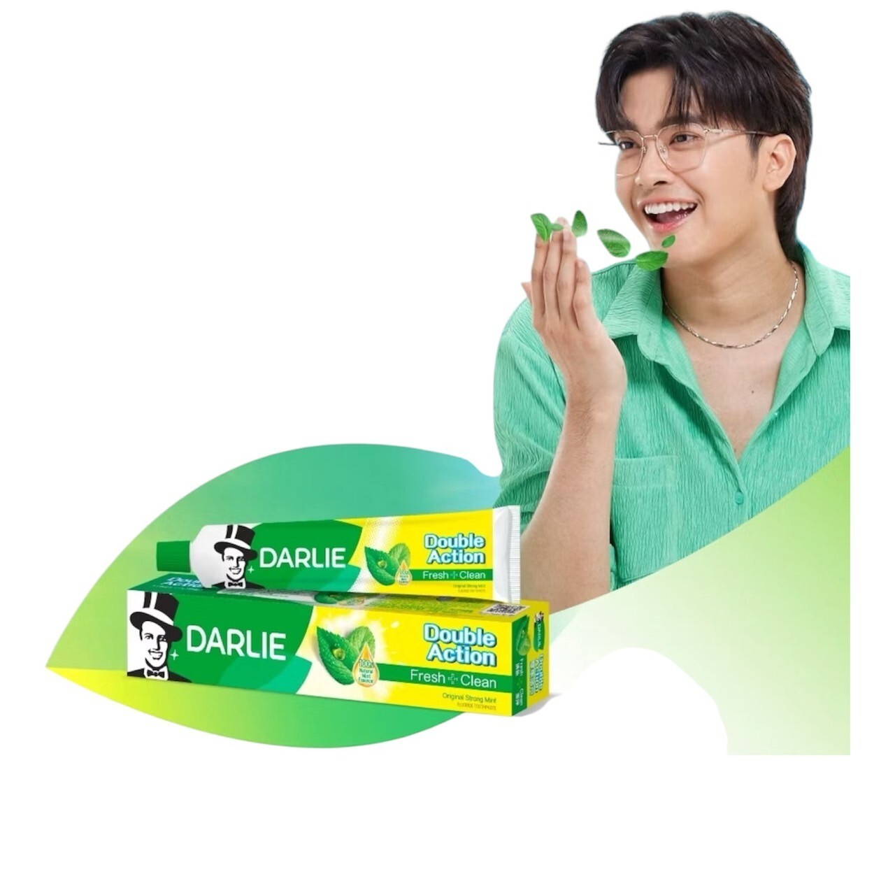 Darlie Double Action Toothpaste Two Mint Powers 35 gram Pack of 6