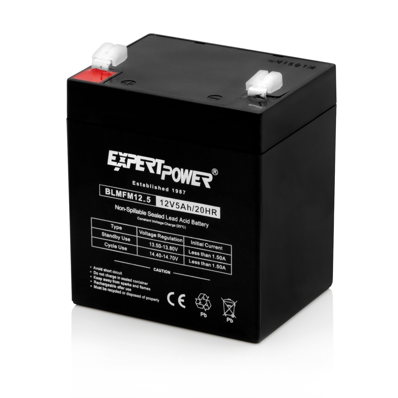 ExpertPower 12V 5AH SLA Battery Replacement for Enduring 6-DW-5