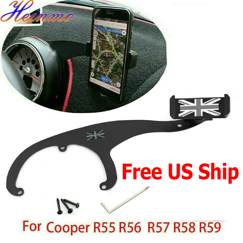 Car Mobile Phone Mount Holder For Cooper S One JCW Clubman R55 R56 R57 2007-2015