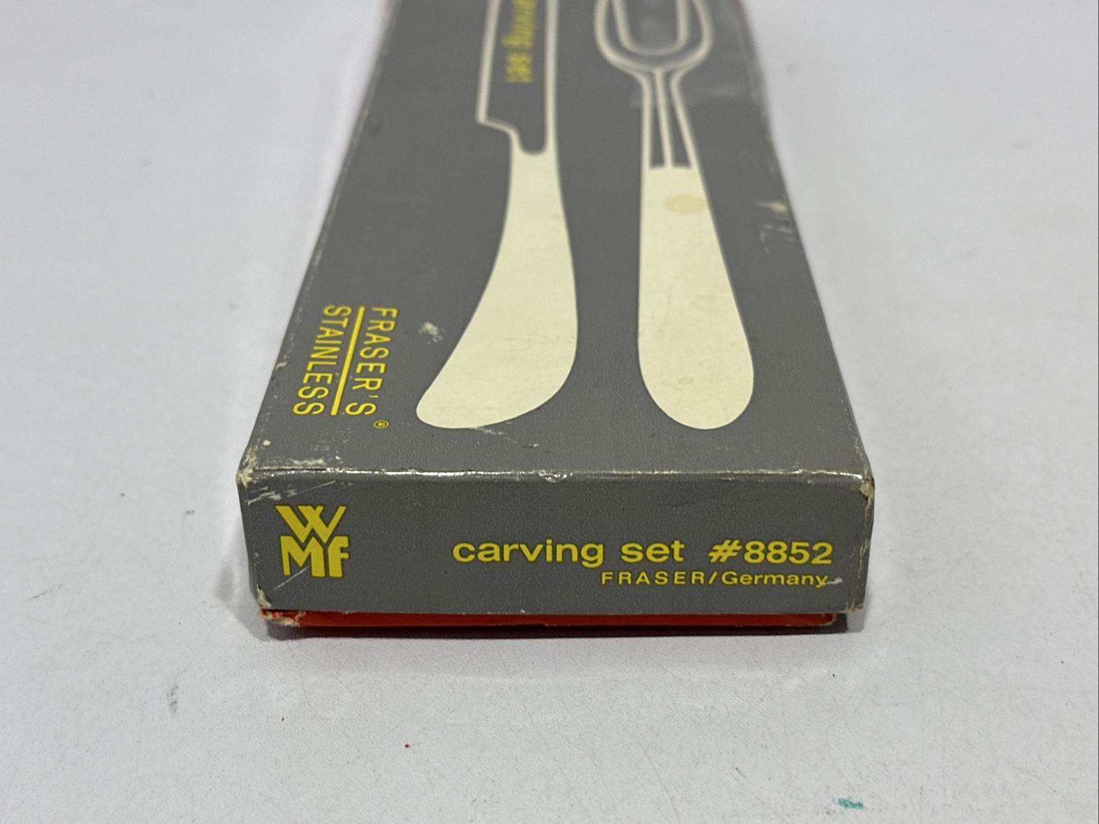 FRASER’S STAINLESS CARVING SET #8852 Germany MMF-CROMARGAN Vintage