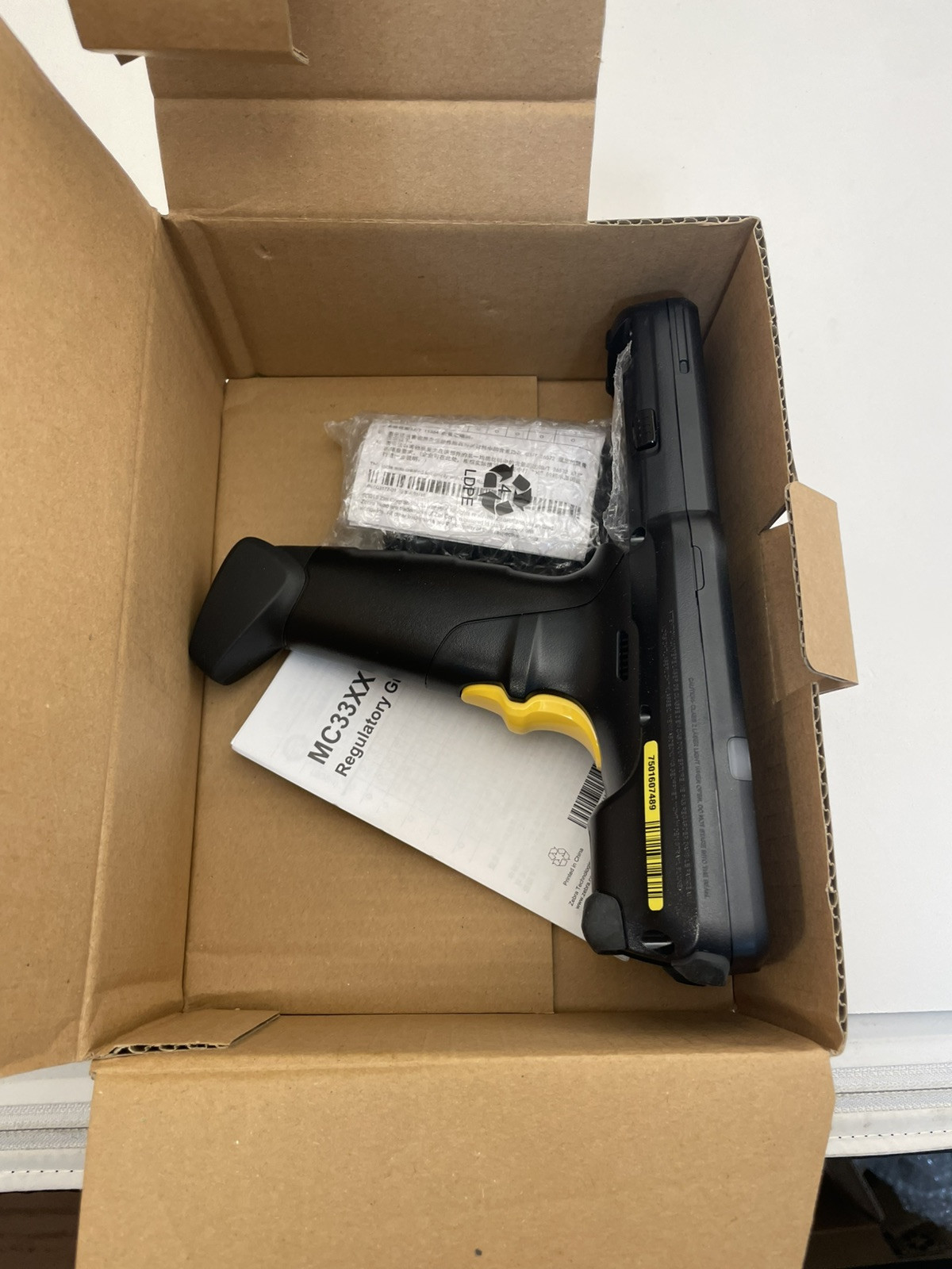 Zebra MC3300 4" Computer Barcode 2D Scanner BT Gun Android MC330K-GI3HA3US01 New