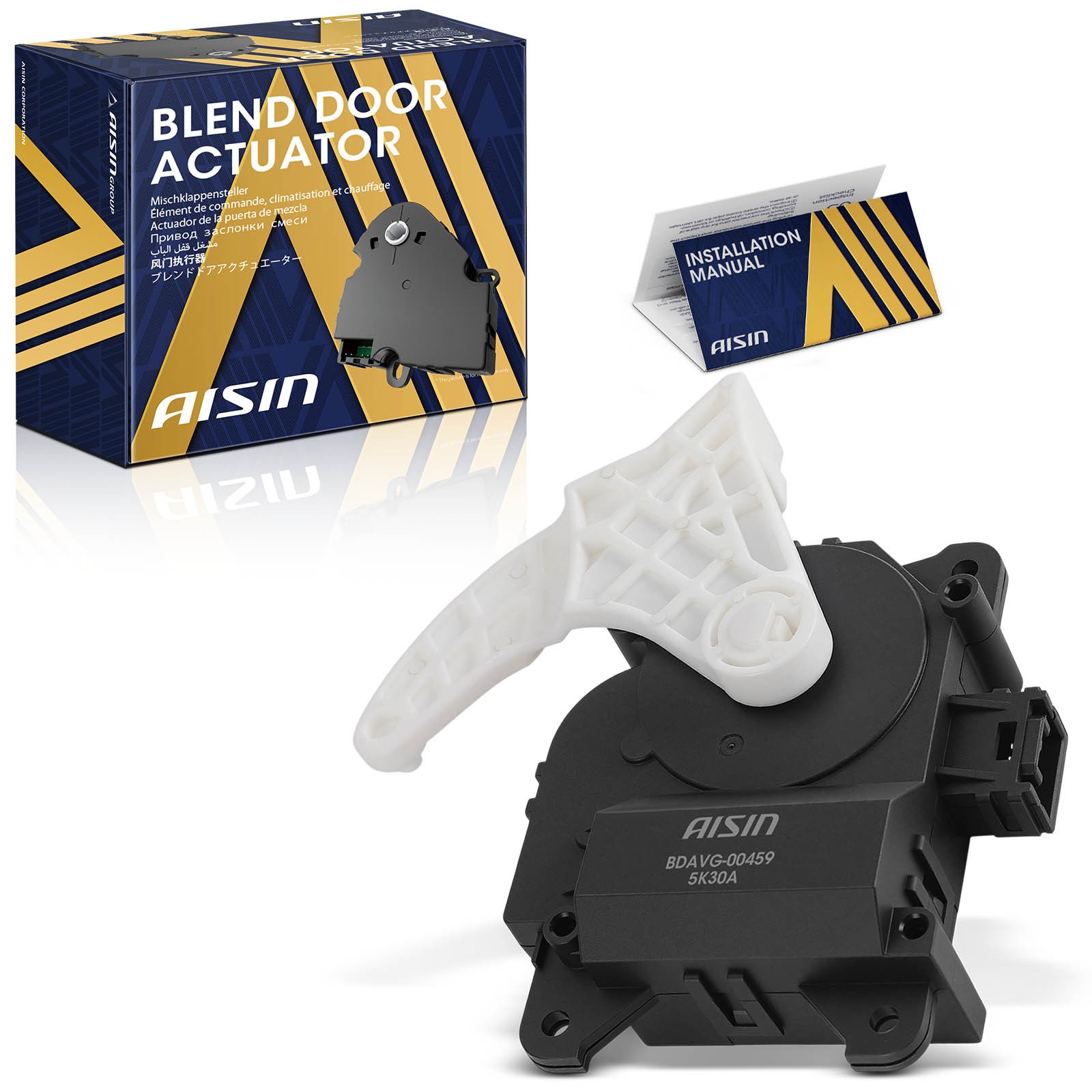 AISIN Main Air Door Actuator for Toyota RAV4 Prius Lexus CT200h HS250h 2010-2018