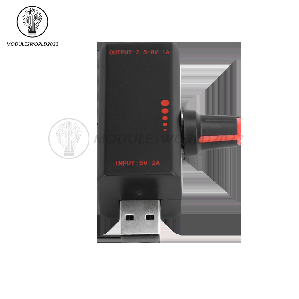 5W DC5V2A Fan Controller Stepless Speed Control w/ Switch USB Protection Type-C