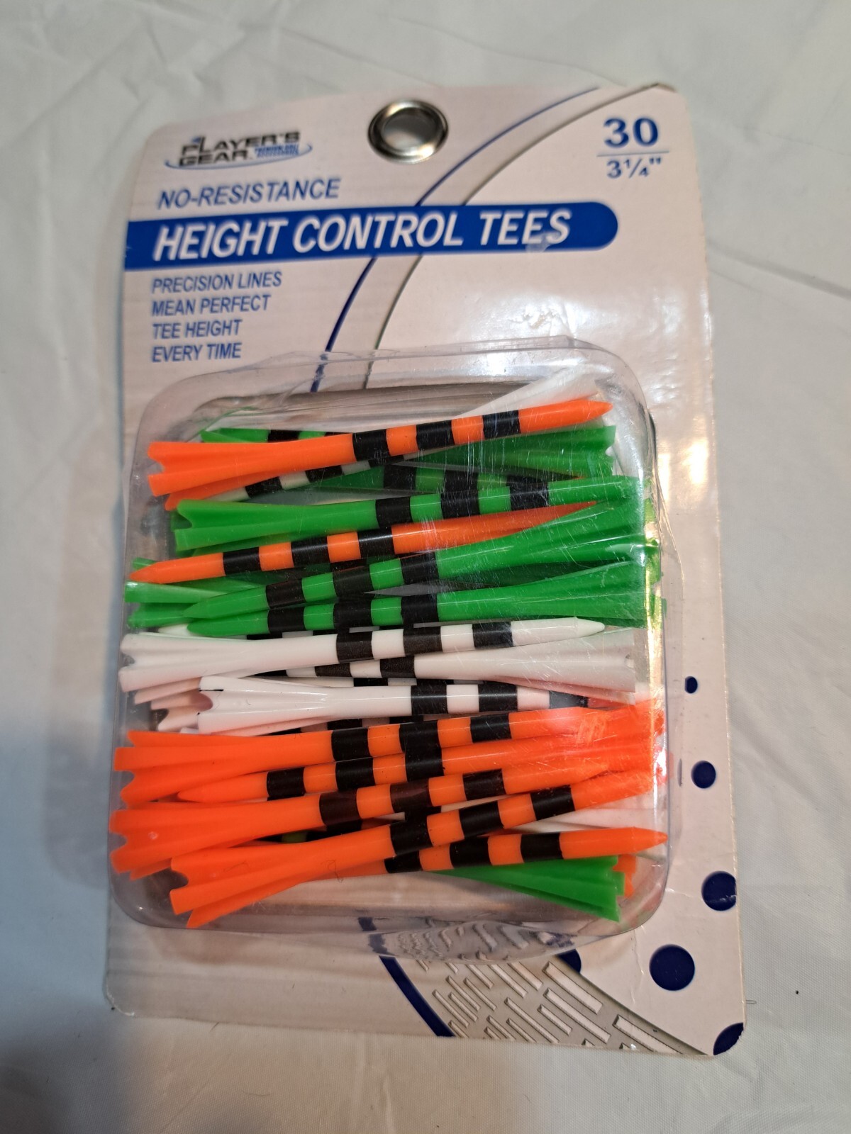 Height Control Golf Tees 30 Pack 3 1/4" No Resistance Less Drag Longer Drives