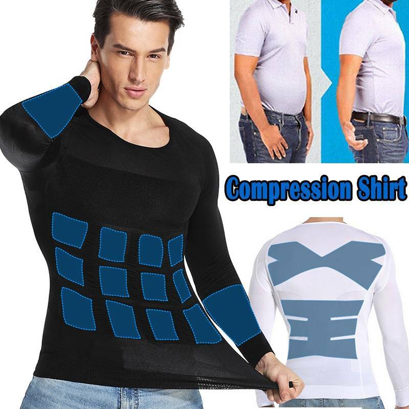 FAJAS PARA HOMBRES FAJA REDUCTORA DE HOMBRE MEN BODY SHAPER ABDOMEN TOP CONTROL