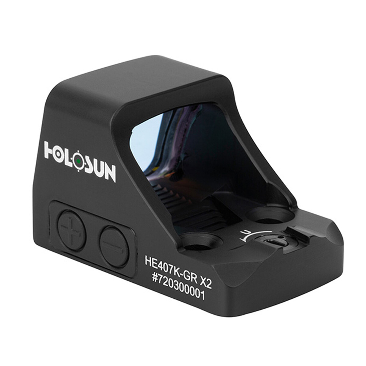 Holosun HE407K-GR X2 Green Dot-Only Open Reflex Sight w/Shake Awake HE407K-GR-X2
