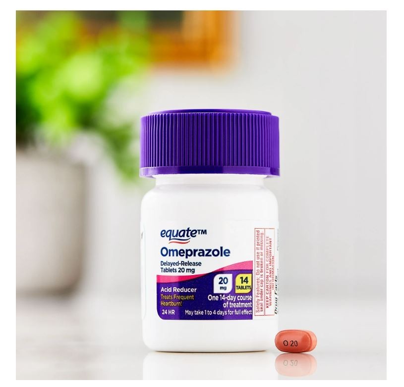 Equate Omeprazole Delayed Release Acid Reducer Tablets 20mg 28 Count