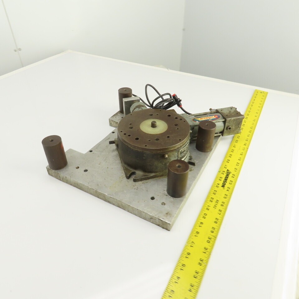 Air Hydraulics 7" Pneumatic Rotary Index Table With Sensor