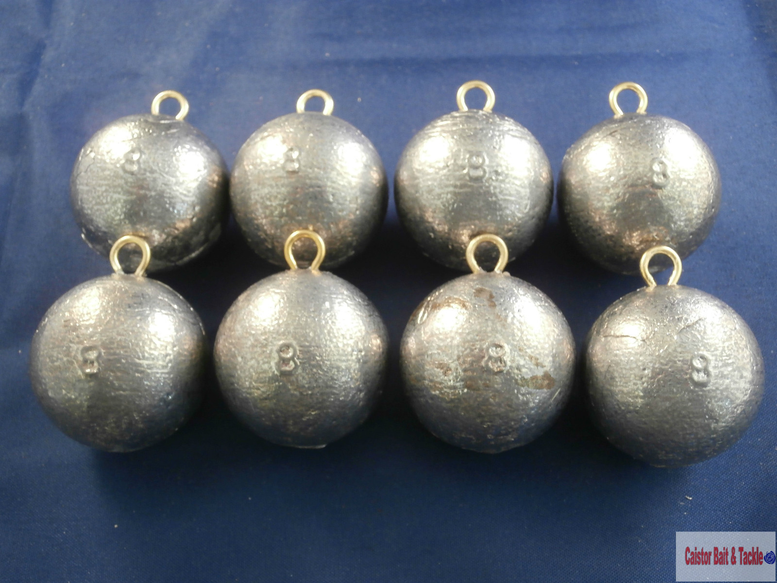 Cannon Ball Boat Leads Weights sinkers. Fast Down 10 or 8oz, Wreck Fishing
