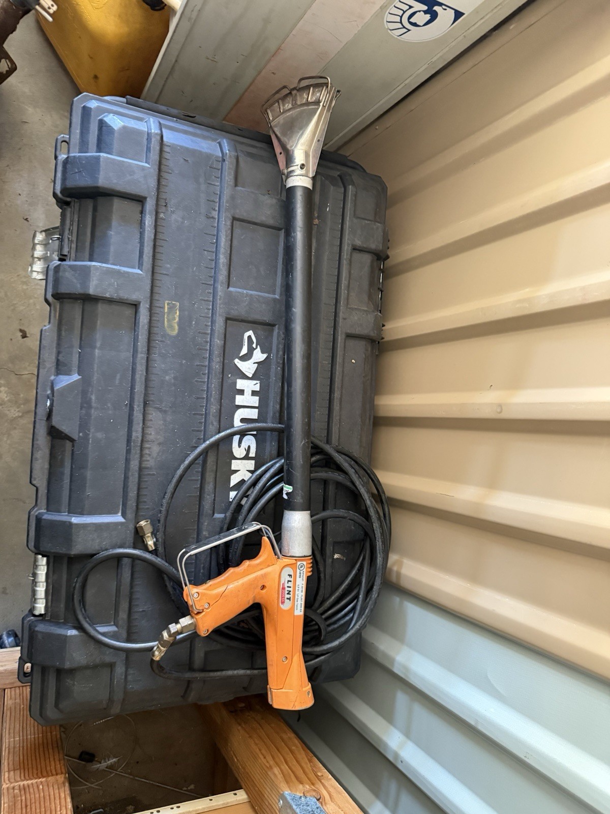 Flint 2000 EX Gasoline Heat Gun Torch Orange FS31805 Powerful Industrial Tool