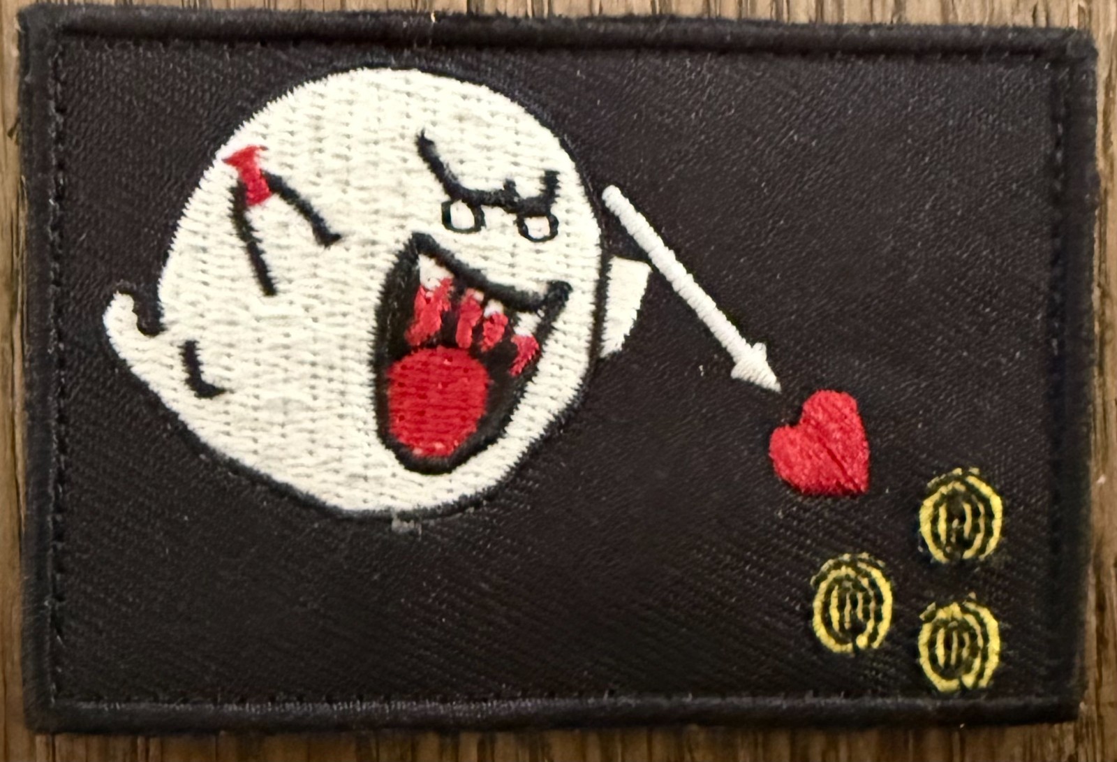 FSUP Crew "Boo Beard" OG Black Yellow & Red Variant Patch