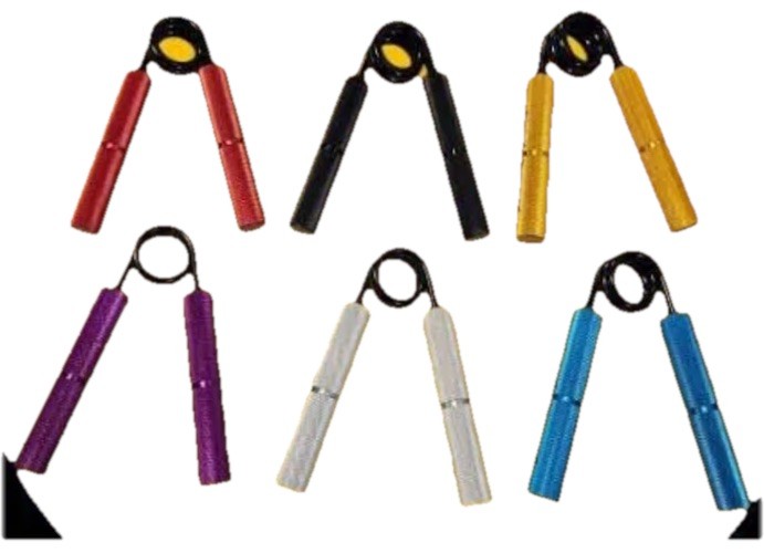Almah Forearm Grip Strength Trainer Kit 6-pack Metal 50LB-300LB NEW FREE USA S&H