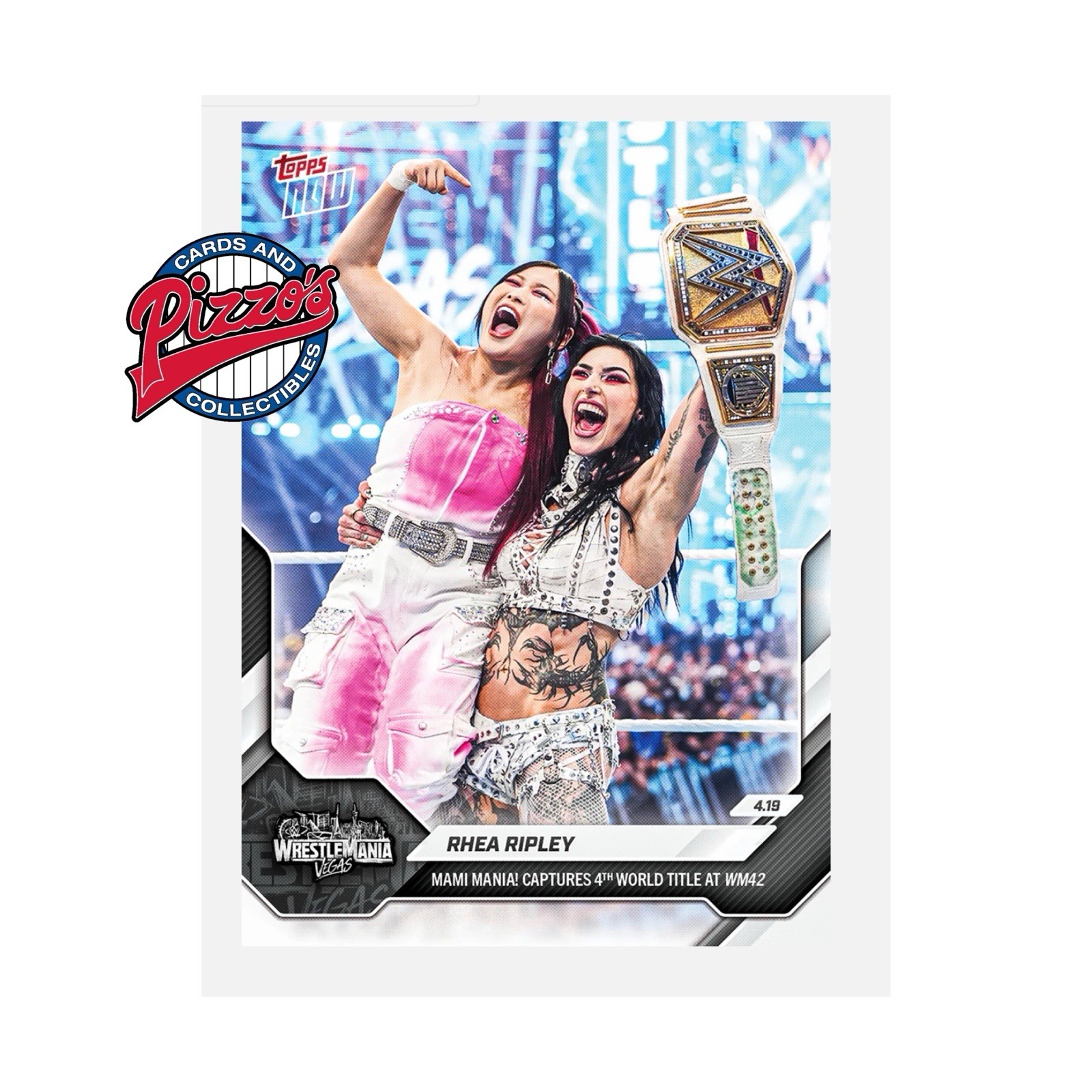 Rhea Ripley Wrestlemania 2026 WWE Topps NOW Card 49 Presale