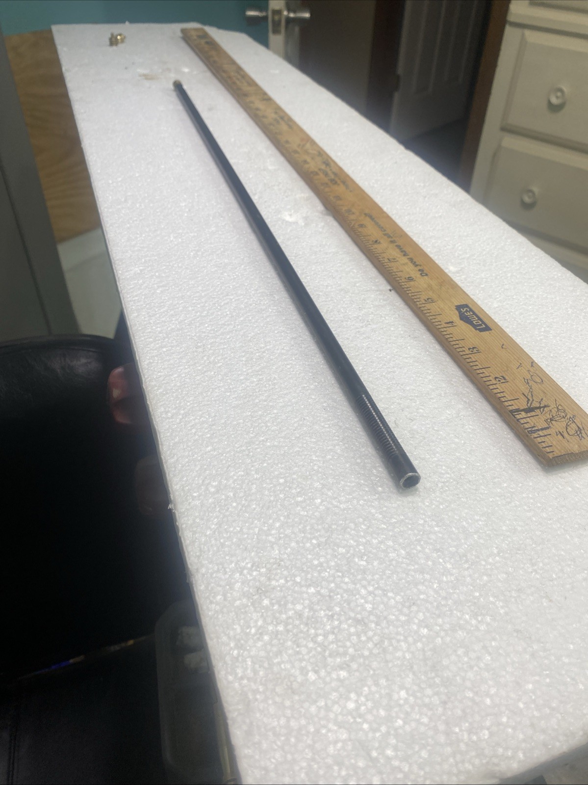 Fiberglass Ramrod 23 1/2" Long X 3/8" Diameter.