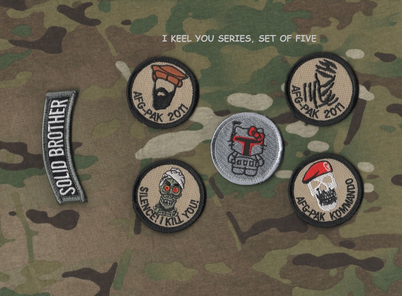 JOINT TASK FORCE DAESH BASHER RANGERS SNIPER vêlkrö 2" 2-PC: Kitty Bounty Hunter