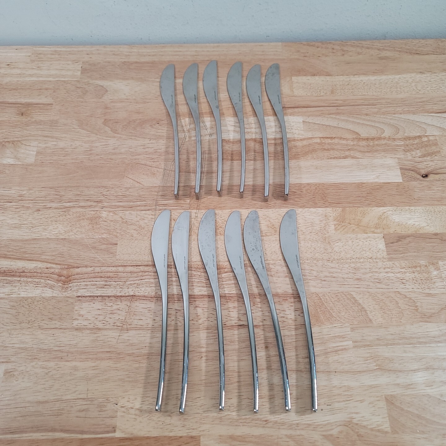 Set Of 12 Hepp Exclusiv The Art Of Service Profile Table Knife
