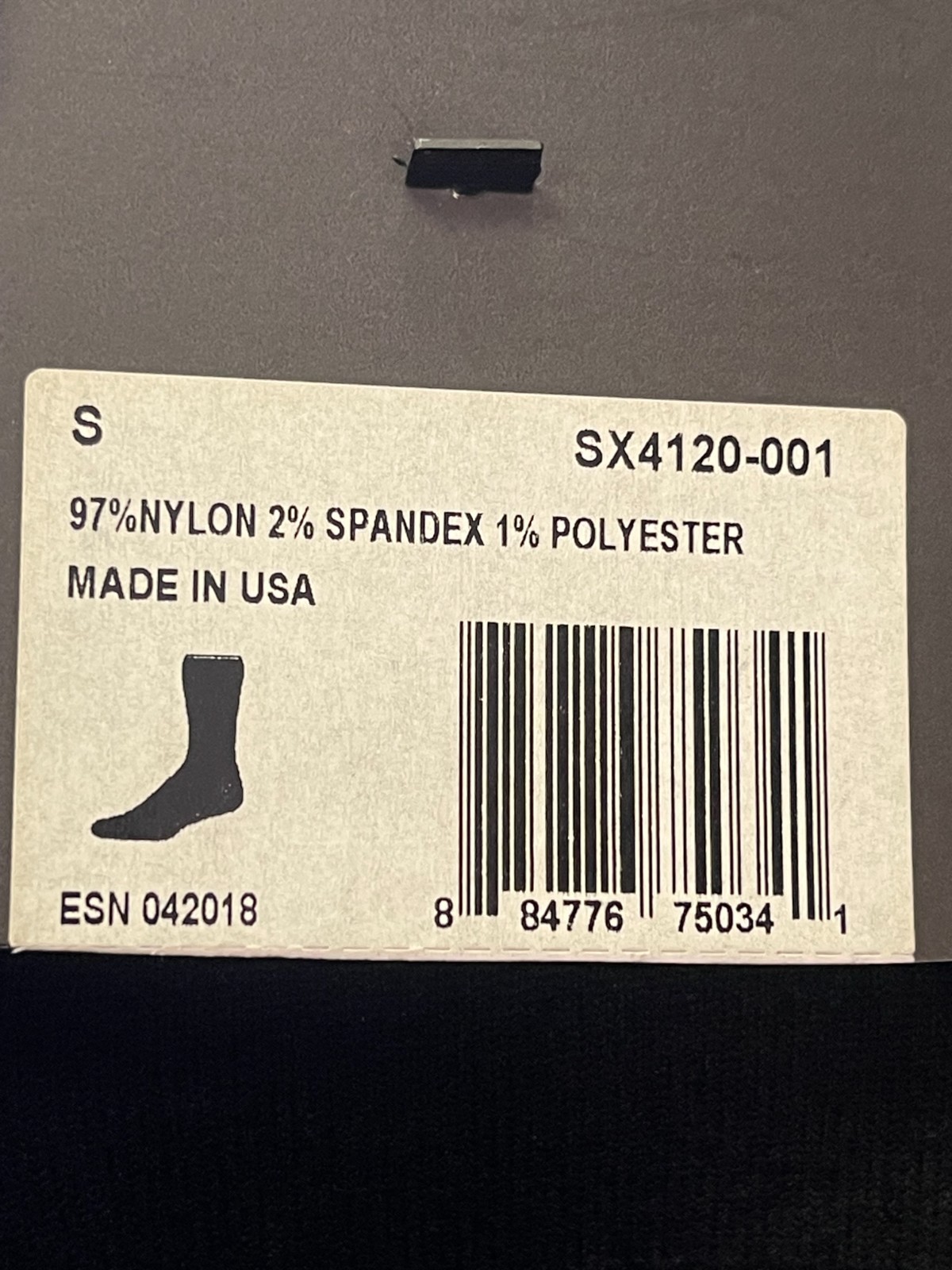 Nike-Socks Black Small