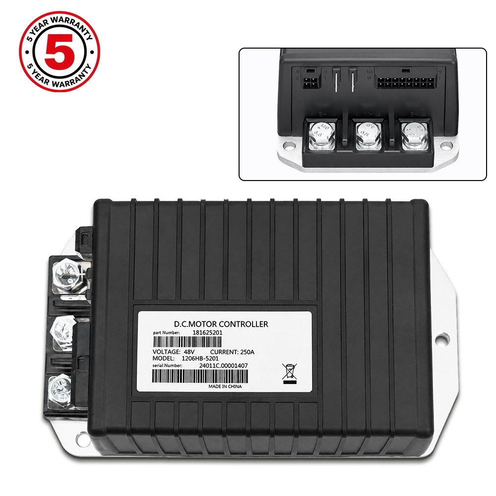 1206HB-5201 48V 250A DC Motor Controller for Curtis EZGO TXT EXpress Cushman